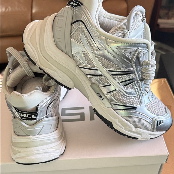 Ash Metallic Silver Sneakers - Picture 6 of 10